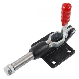 Straight line toggle clamps