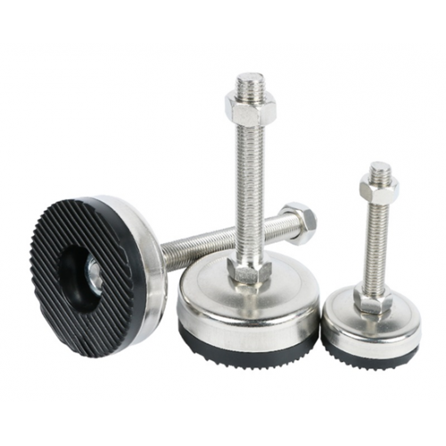 Leveling Stand - Stainless Steel Ball Joint Rubber Plastic Foot